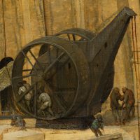 Tretradgetriebener Lastenaufzug - klein